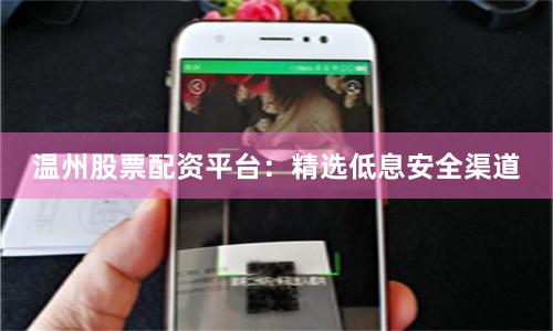 温州股票配资平台：精选低息安全渠道
